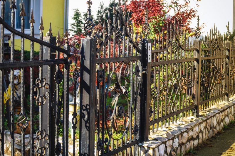 Elegant Iron Fence