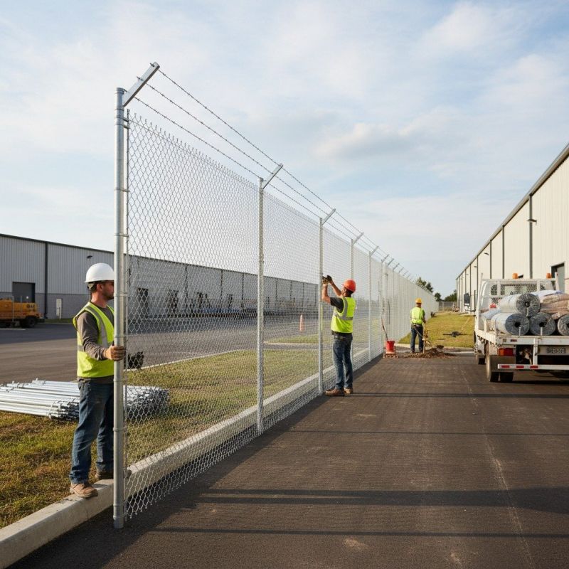 Boundary Fence Installation detail