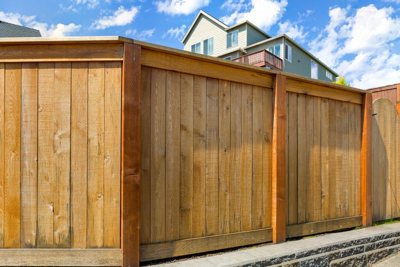 Cedar Fencing Installation detail