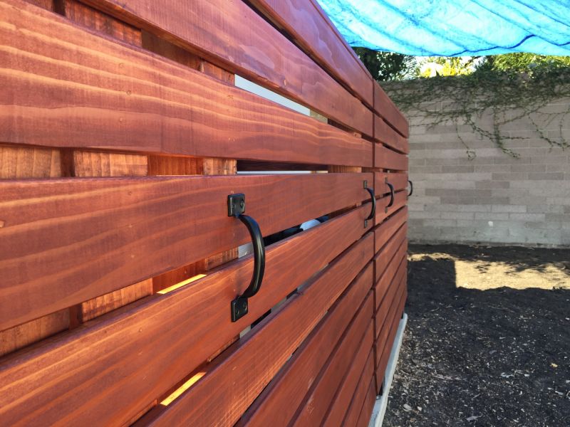 Redwood Fence Repair detail